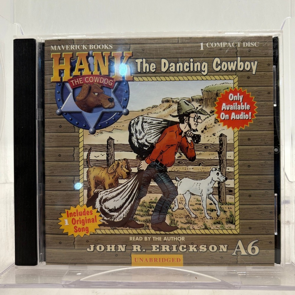 Hank the Cowdog The Dancing Cowboy Audiobook CD John R Erickson A6 Unabridged‎